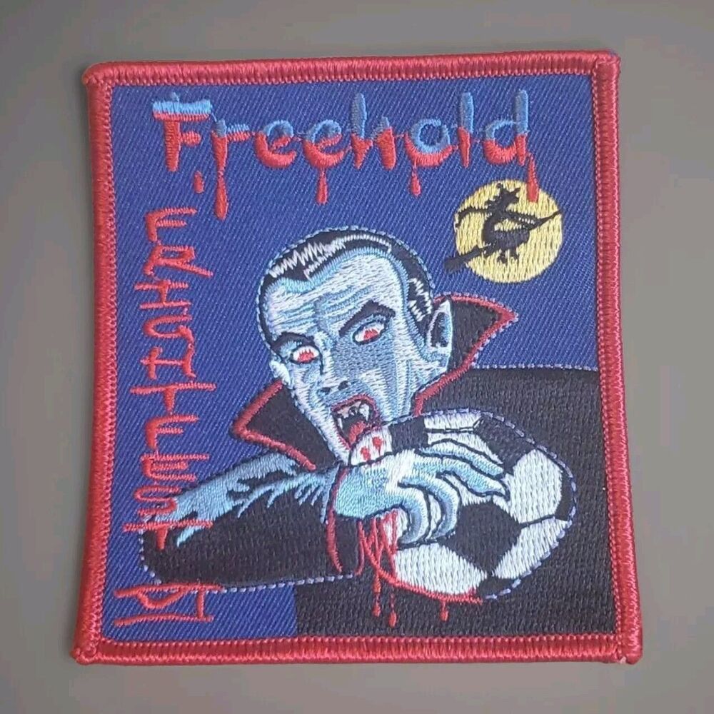 Fright Fest 6  Scoccer Patch Sew On Vampire Freehold NJ Halloween Spooky
